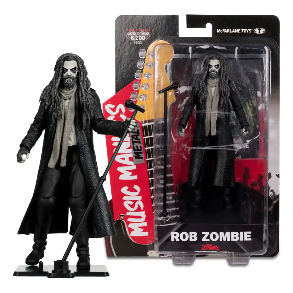 Figurină de acțiune Metal Music Maniacs Wave 2 Rob Zombie 15 cm poza produsului