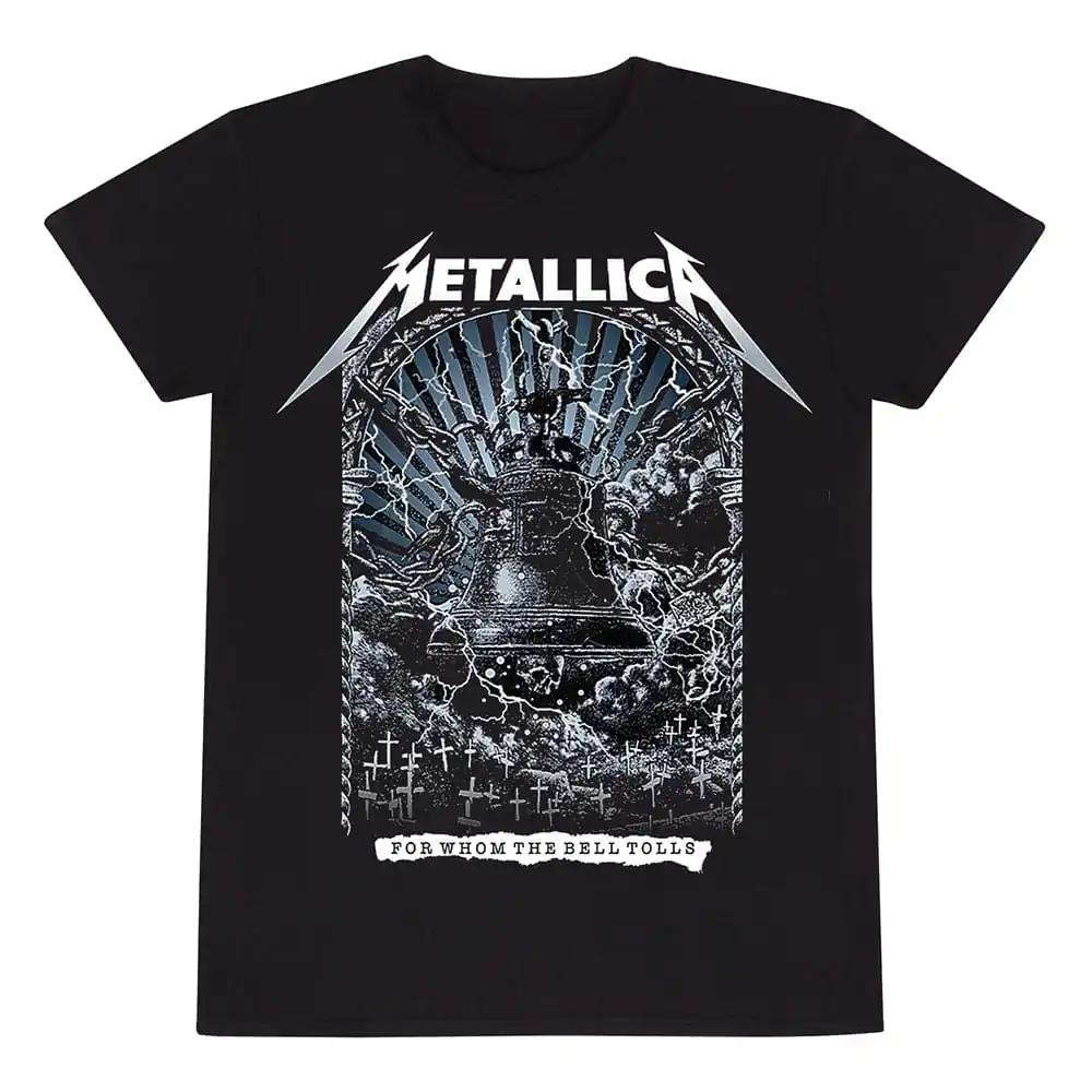 Tricou Metallica For Whom The Bells Toll Negru poza produsului