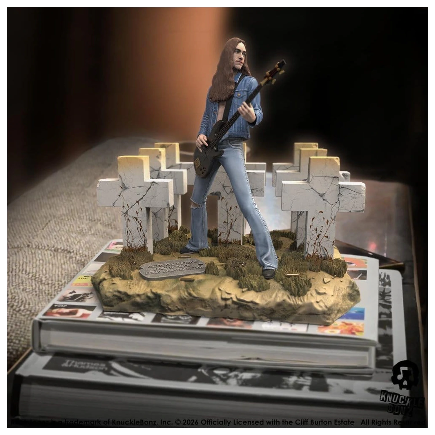 Metallica Rock Iconz Figure Cliff Burton III 21 cm poza produsului