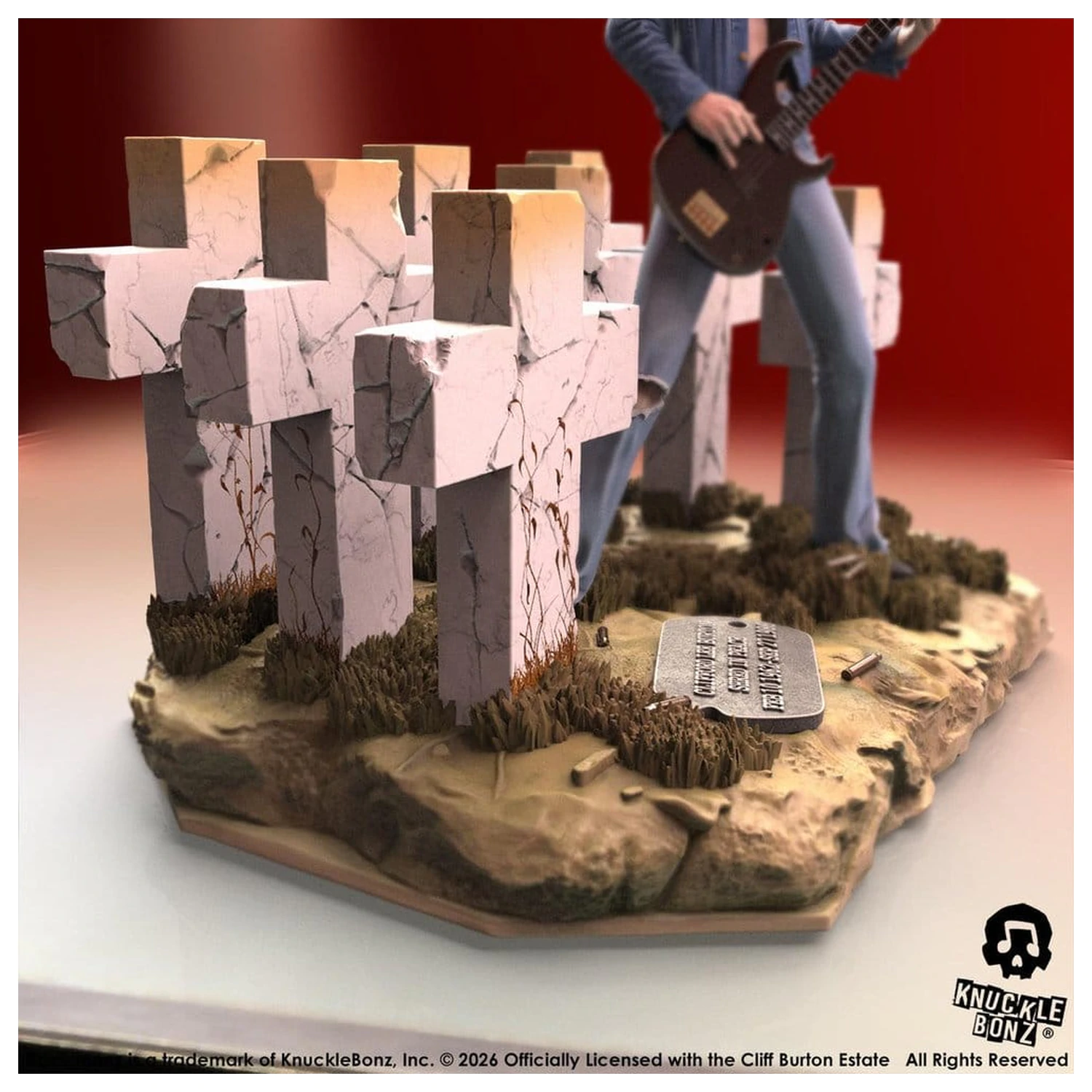 Metallica Rock Iconz Figure Cliff Burton III 21 cm poza produsului