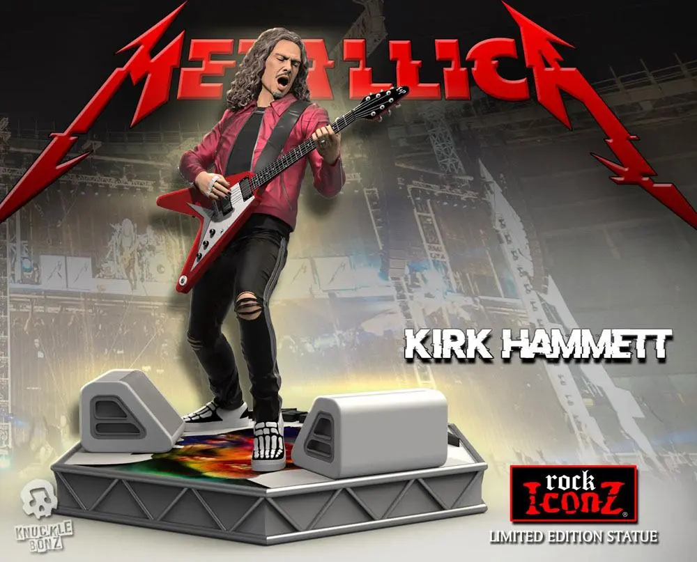 Metallica Rock Iconz Statuie Kirk Hammett Limited Edition 22 cm poza produsului