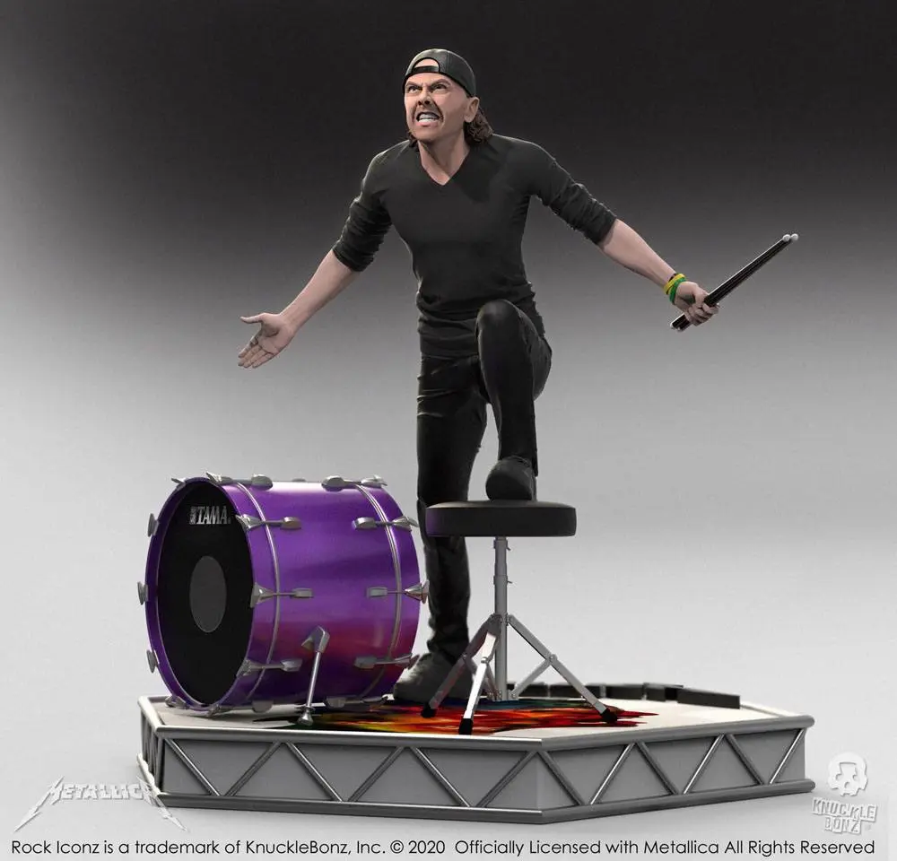 Statuie Metallica Rock Iconz Lars Ulrich Limited Edition 22 cm poza produsului