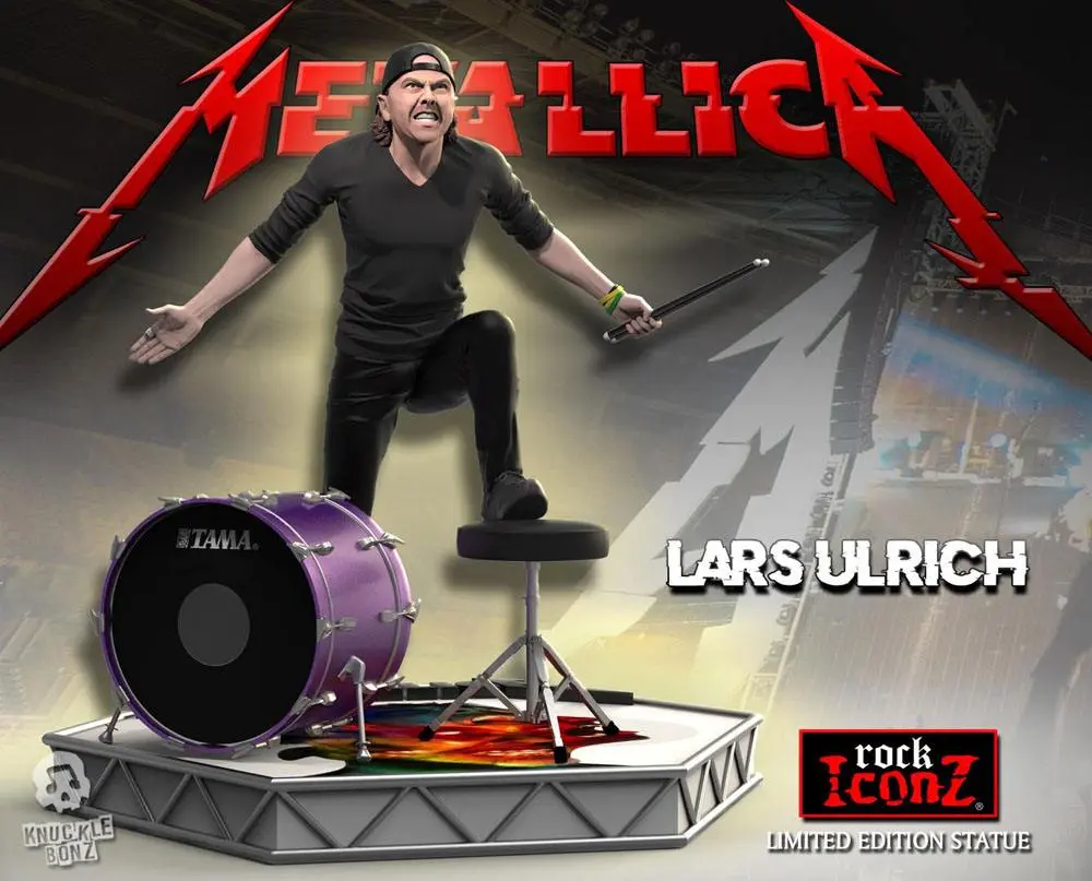 Statuie Metallica Rock Iconz Lars Ulrich Limited Edition 22 cm poza produsului