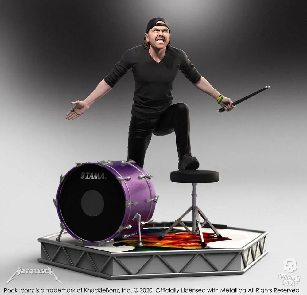 Statuie Metallica Rock Iconz Lars Ulrich Limited Edition 22 cm poza produsului