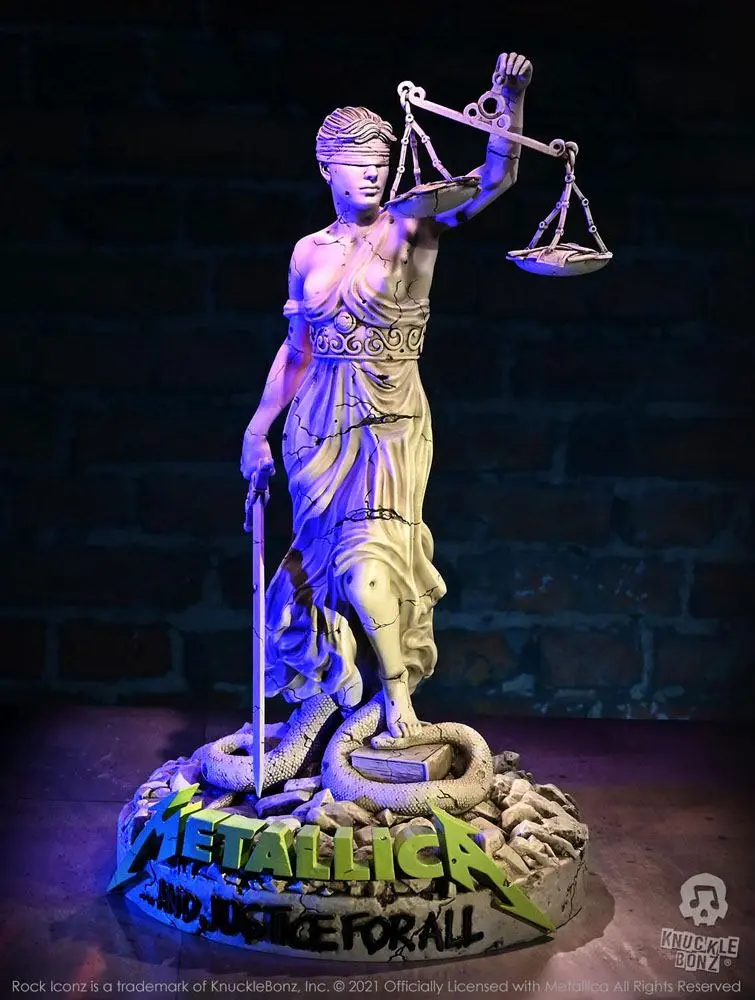 Metallica Rock Ikonz On Tour Statuie Lady Justice poza produsului