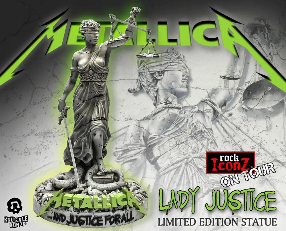 Metallica Rock Ikonz On Tour Statuie Lady Justice poza produsului