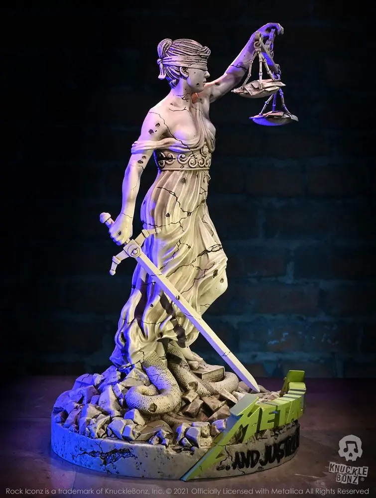 Metallica Rock Ikonz On Tour Statuie Lady Justice poza produsului