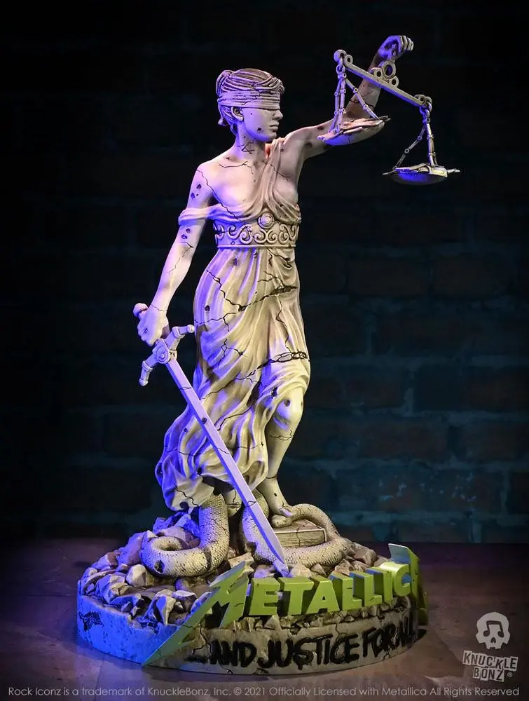 Metallica Rock Ikonz On Tour Statuie Lady Justice poza produsului