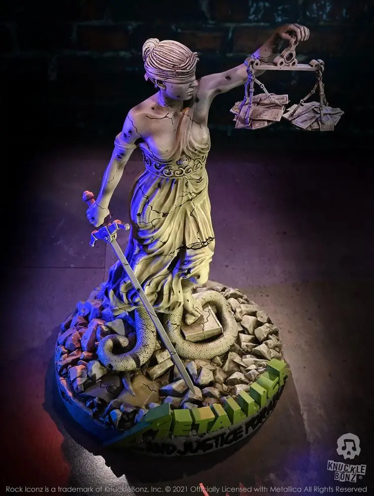 Metallica Rock Ikonz On Tour Statuie Lady Justice poza produsului