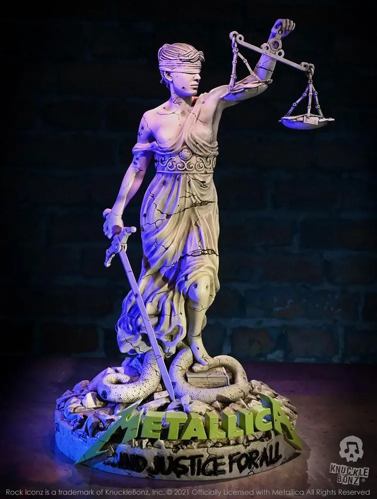 Metallica Rock Ikonz On Tour Statuie Lady Justice poza produsului