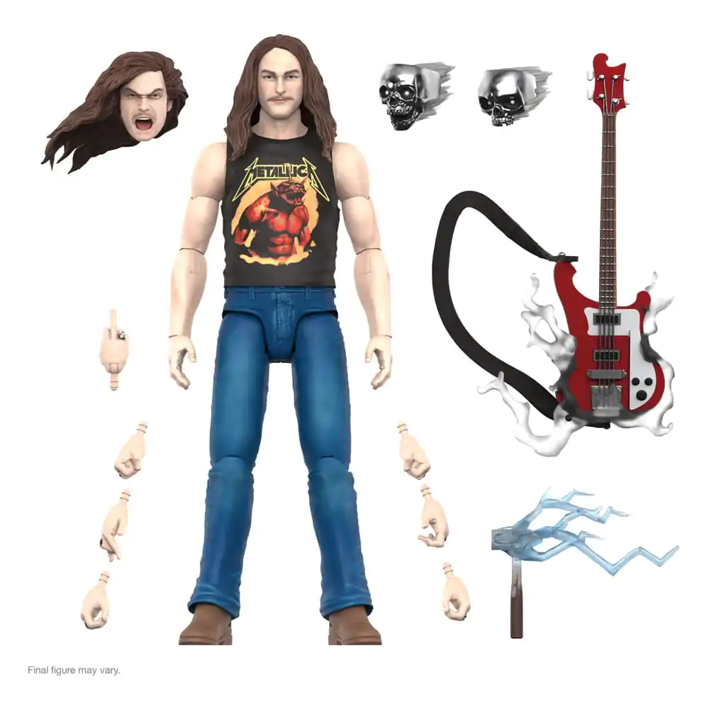 Figurină de acțiune Metallica Ultimates Wave 2 Cliff Burton 18 cm poza produsului