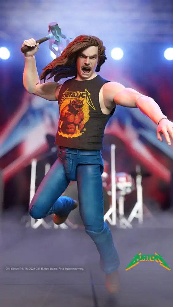 Figurină de acțiune Metallica Ultimates Wave 2 Cliff Burton 18 cm poza produsului