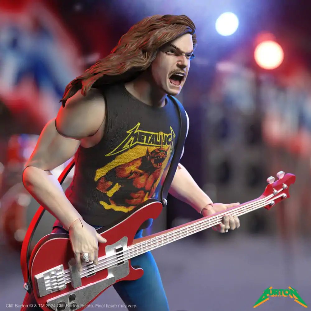 Figurină de acțiune Metallica Ultimates Wave 2 Cliff Burton 18 cm poza produsului