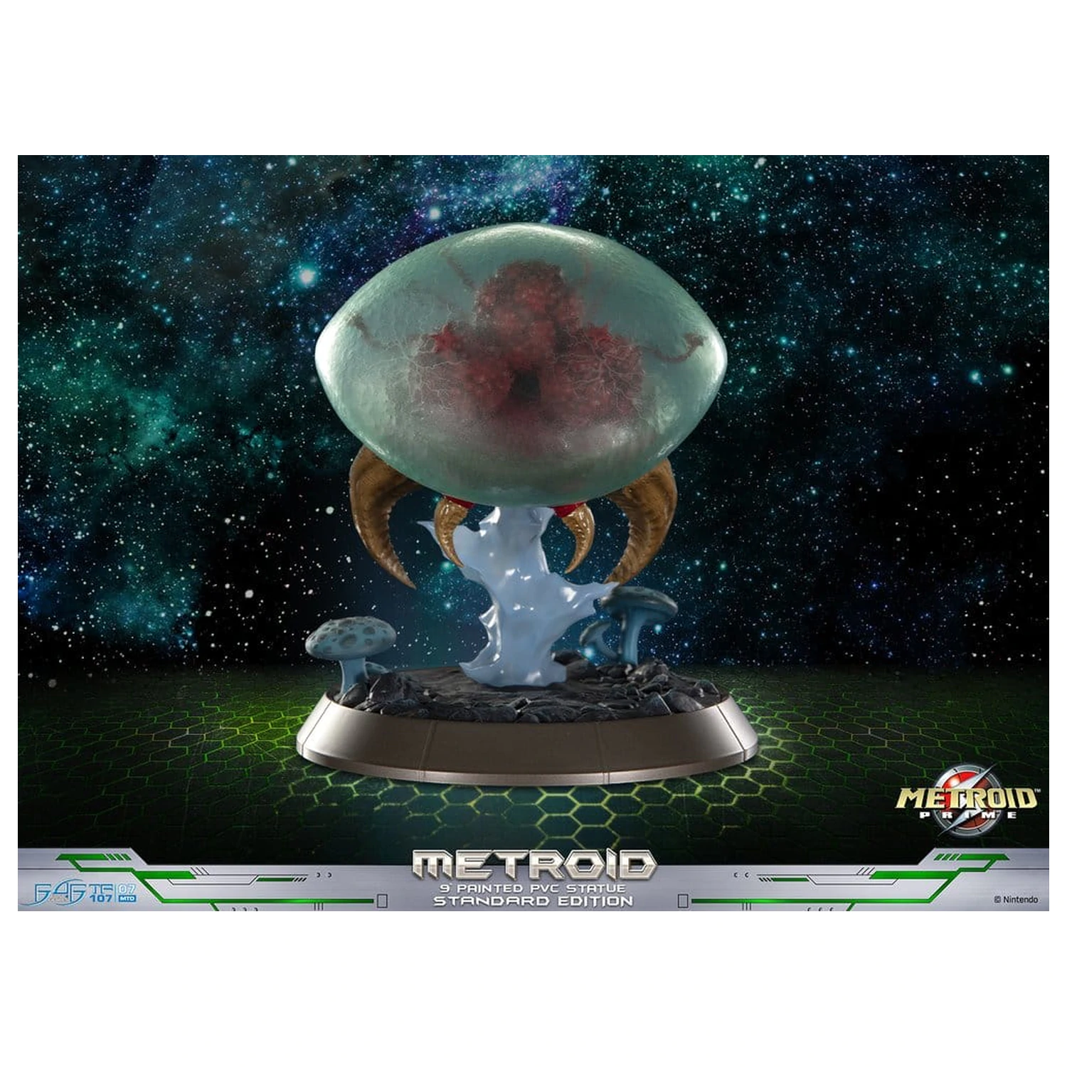 Metroid Prime figurina PVC Metroid (Standard) (Glow in the Dark) 21 cm poza produsului