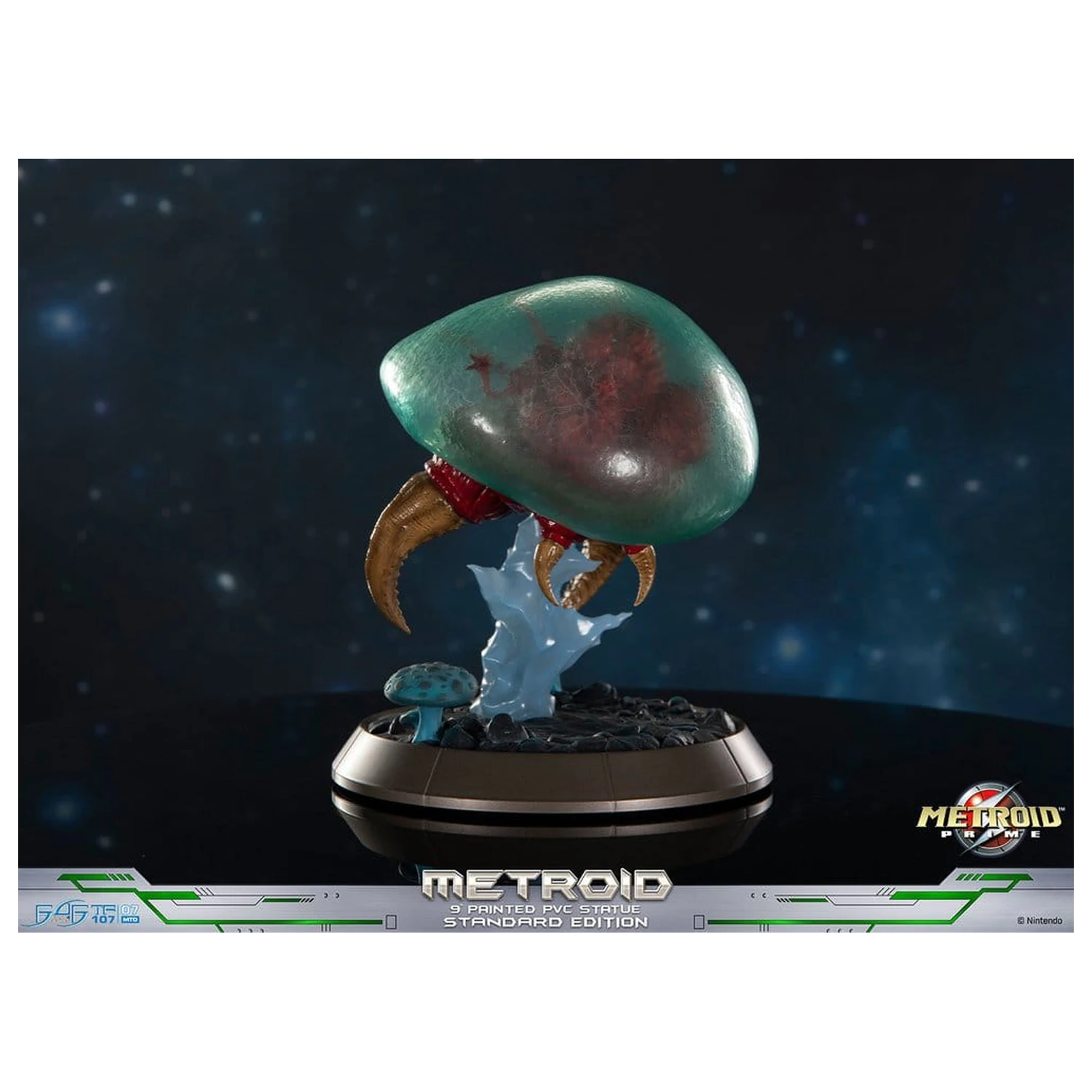 Metroid Prime figurina PVC Metroid (Standard) (Glow in the Dark) 21 cm poza produsului