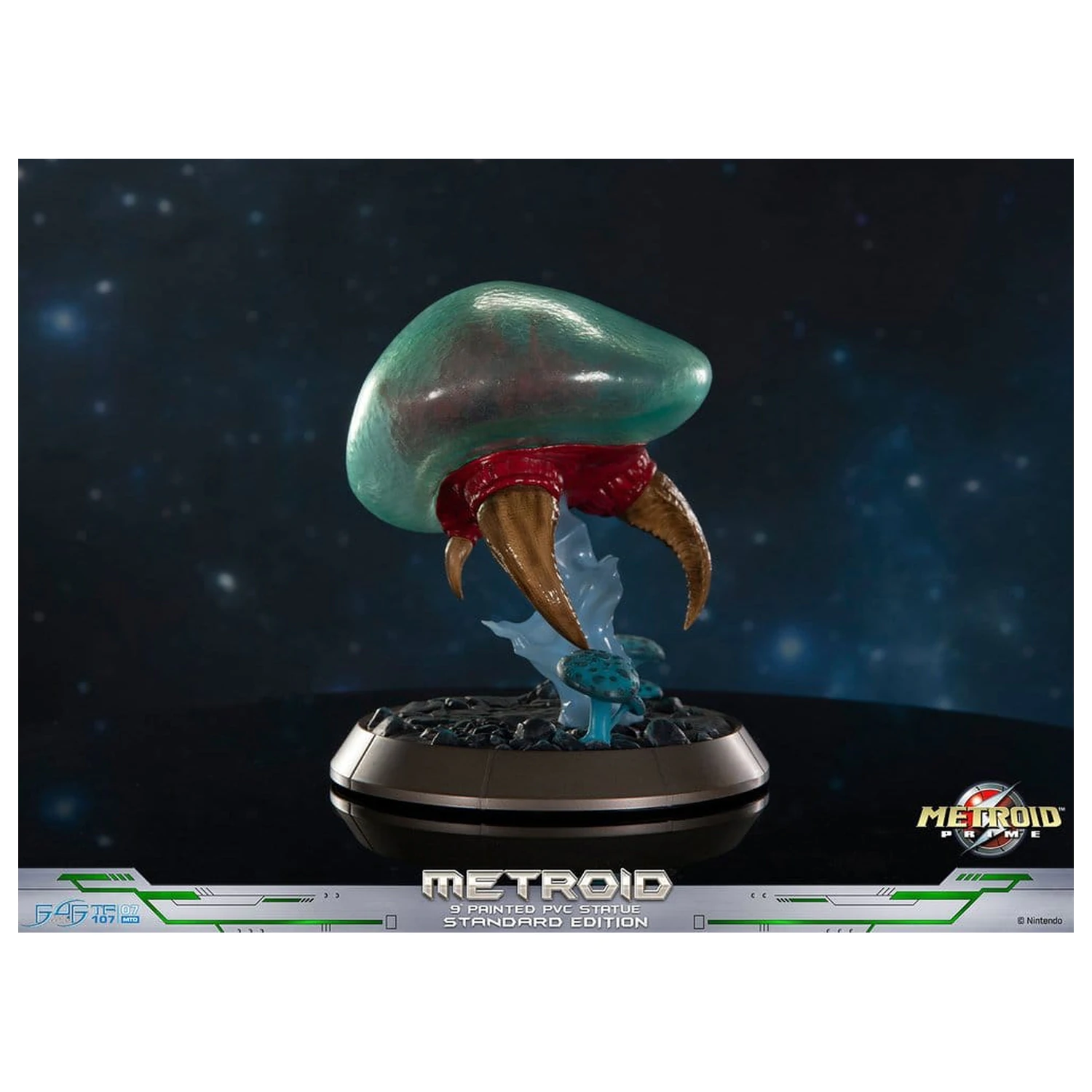 Metroid Prime figurina PVC Metroid (Standard) (Glow in the Dark) 21 cm poza produsului