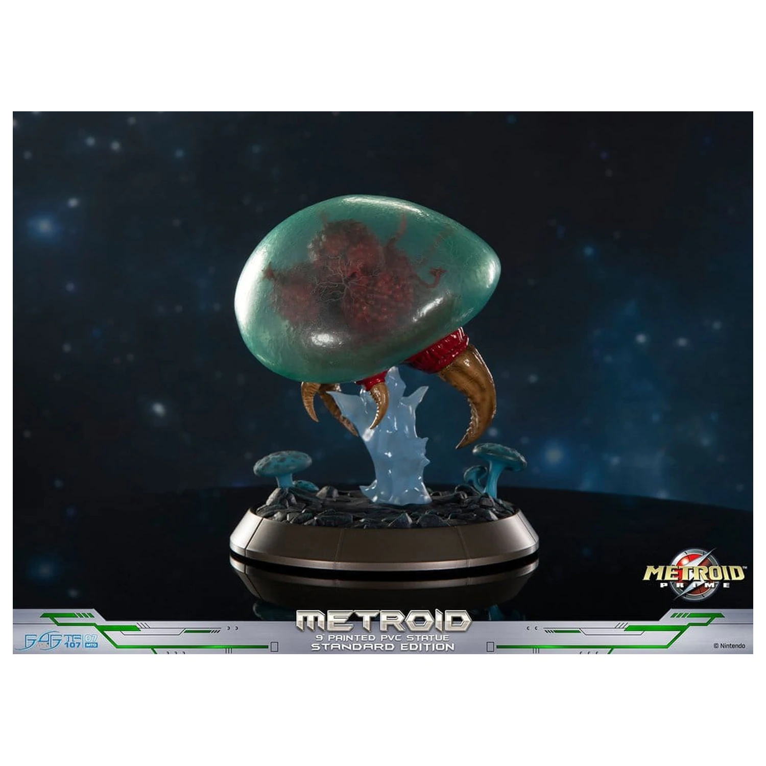 Metroid Prime figurina PVC Metroid (Standard) (Glow in the Dark) 21 cm poza produsului