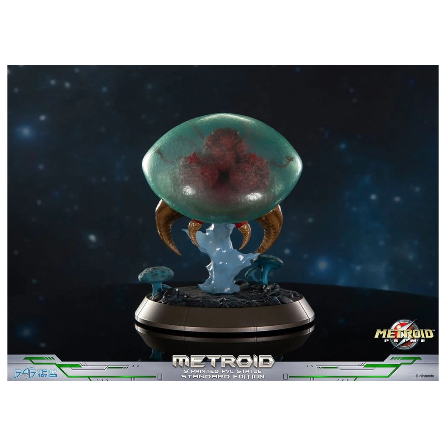 Metroid Prime figurina PVC Metroid (Standard) (Glow in the Dark) 21 cm poza produsului