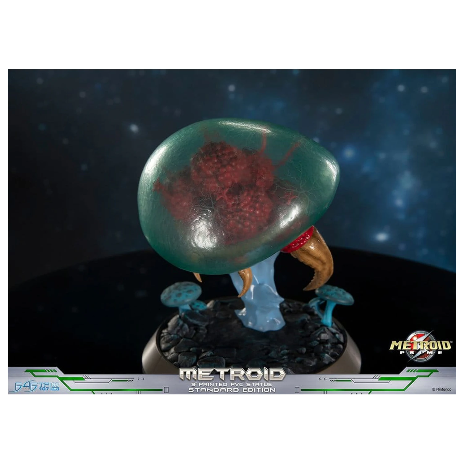 Metroid Prime figurina PVC Metroid (Standard) (Glow in the Dark) 21 cm poza produsului