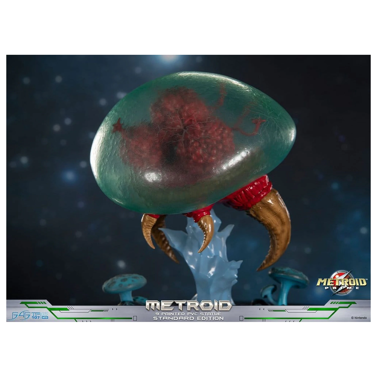 Metroid Prime figurina PVC Metroid (Standard) (Glow in the Dark) 21 cm poza produsului