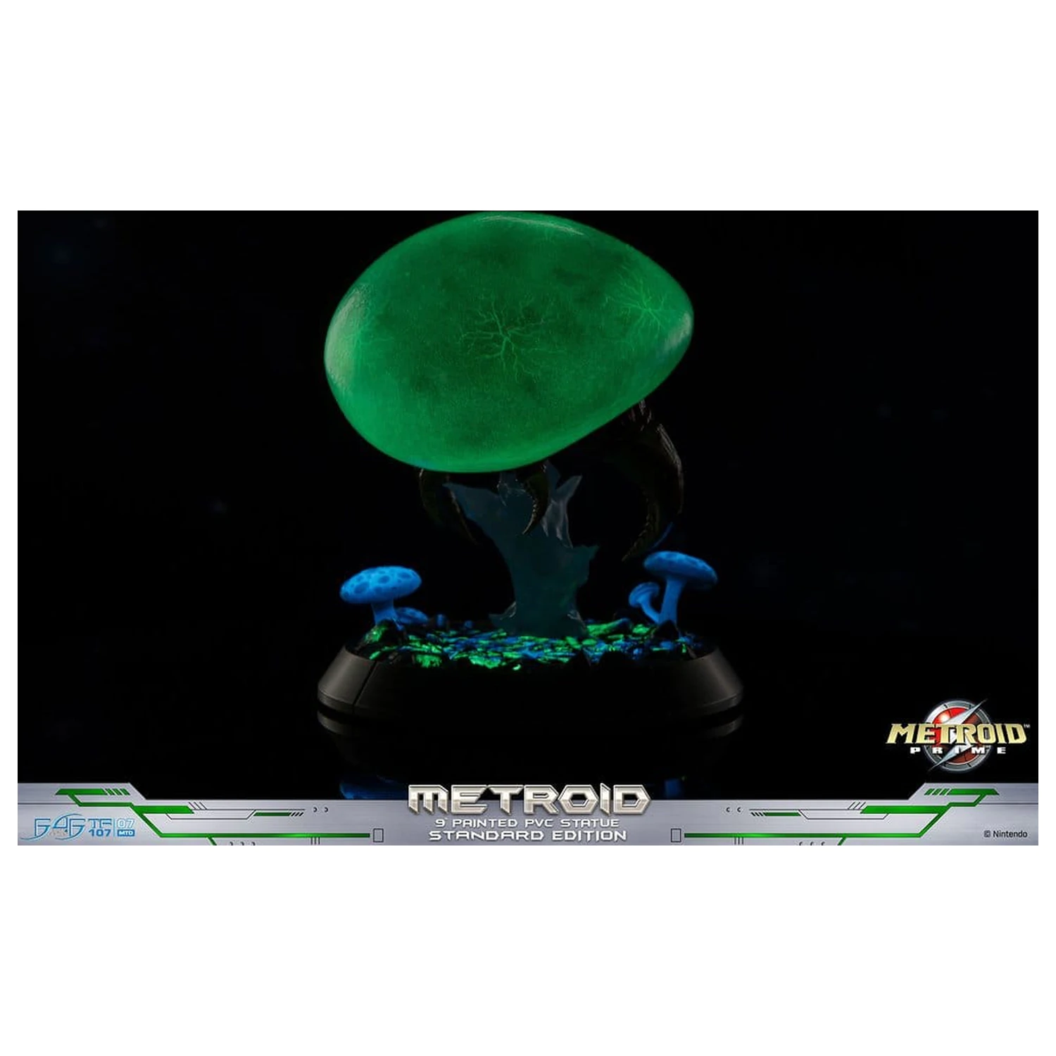 Metroid Prime figurina PVC Metroid (Standard) (Glow in the Dark) 21 cm poza produsului