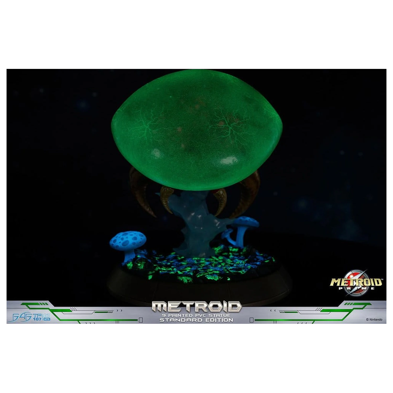 Metroid Prime figurina PVC Metroid (Standard) (Glow in the Dark) 21 cm poza produsului
