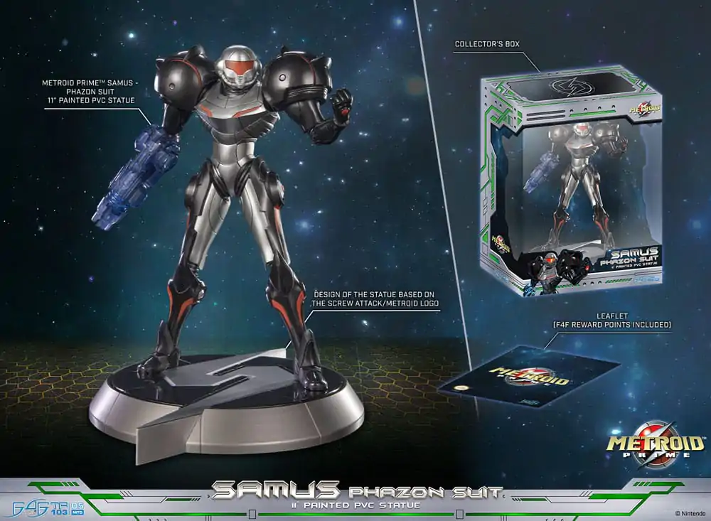 Statuie PVC Metroid Prime Samus Phazon Suit Standard Edition 28 cm poza produsului