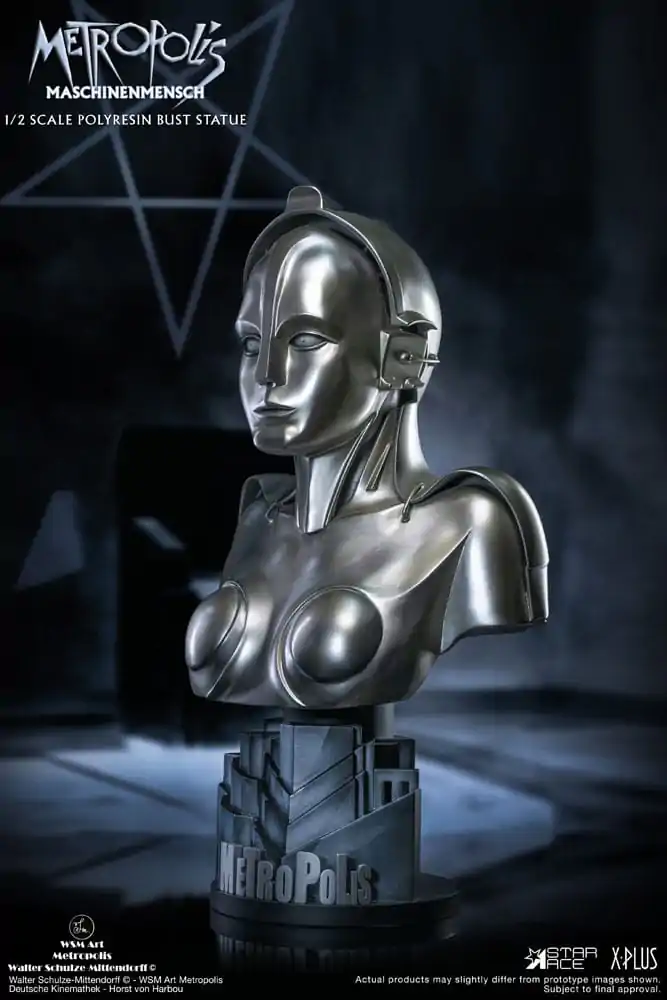 Bust 1/2 Metropolis Maria Maschinenmensch 50 cm poza produsului