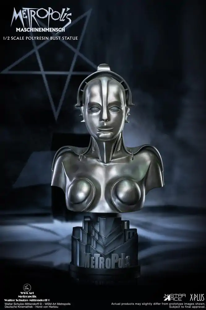 Bust 1/2 Metropolis Maria Maschinenmensch 50 cm poza produsului