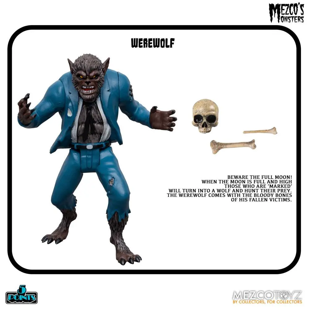 Set Deluxe Turnul Groazei figurine de acțiune Mezco's Monsters 5 Points 9 cm poza produsului