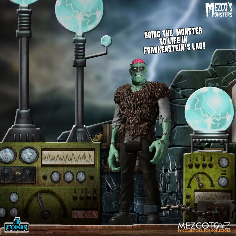 Set Deluxe Turnul Groazei figurine de acțiune Mezco's Monsters 5 Points 9 cm poza produsului