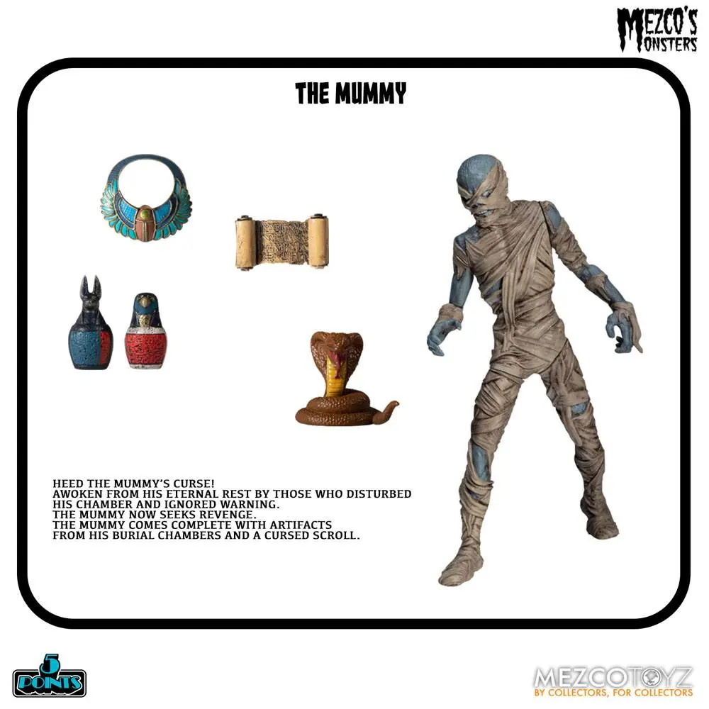 Set Deluxe Turnul Groazei figurine de acțiune Mezco's Monsters 5 Points 9 cm poza produsului