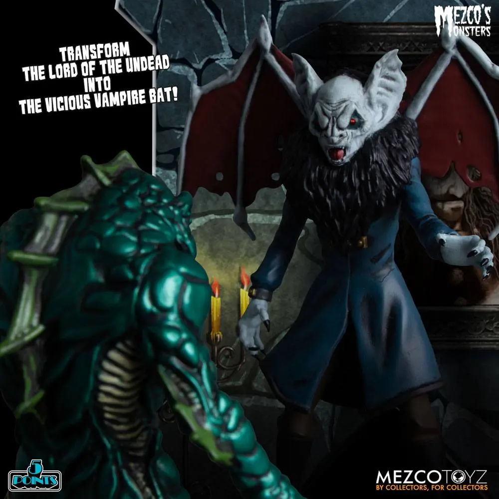 Set Deluxe Turnul Groazei figurine de acțiune Mezco's Monsters 5 Points 9 cm poza produsului