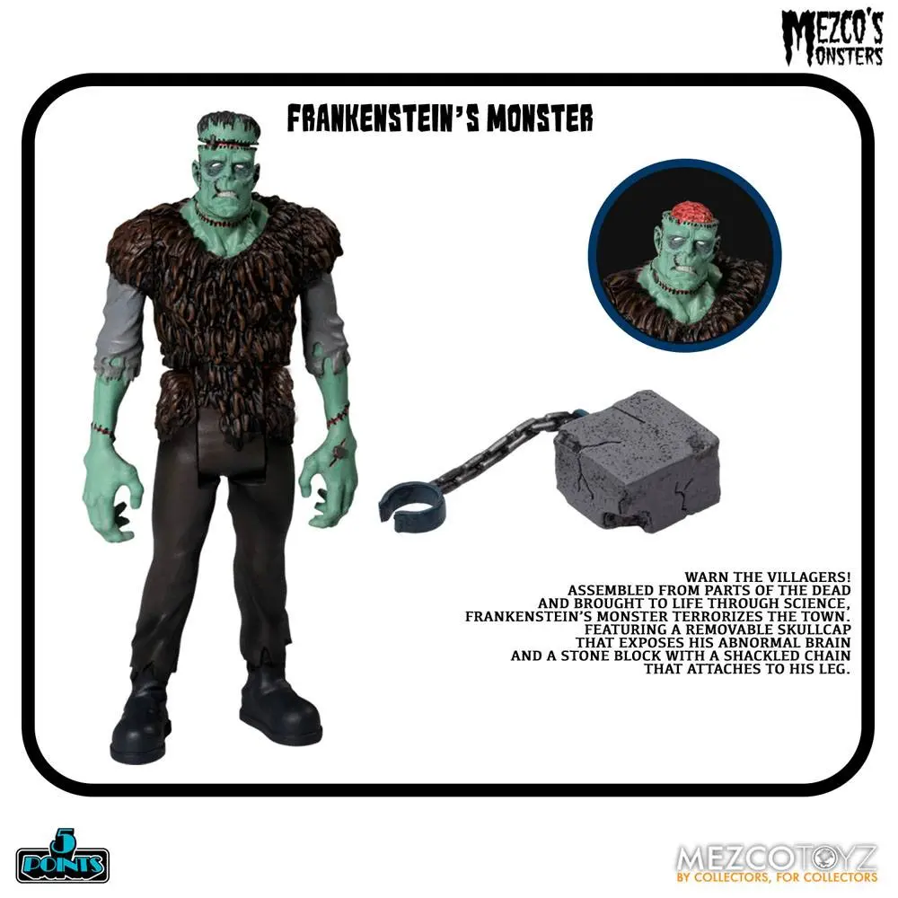 Set Deluxe Turnul Groazei figurine de acțiune Mezco's Monsters 5 Points 9 cm poza produsului