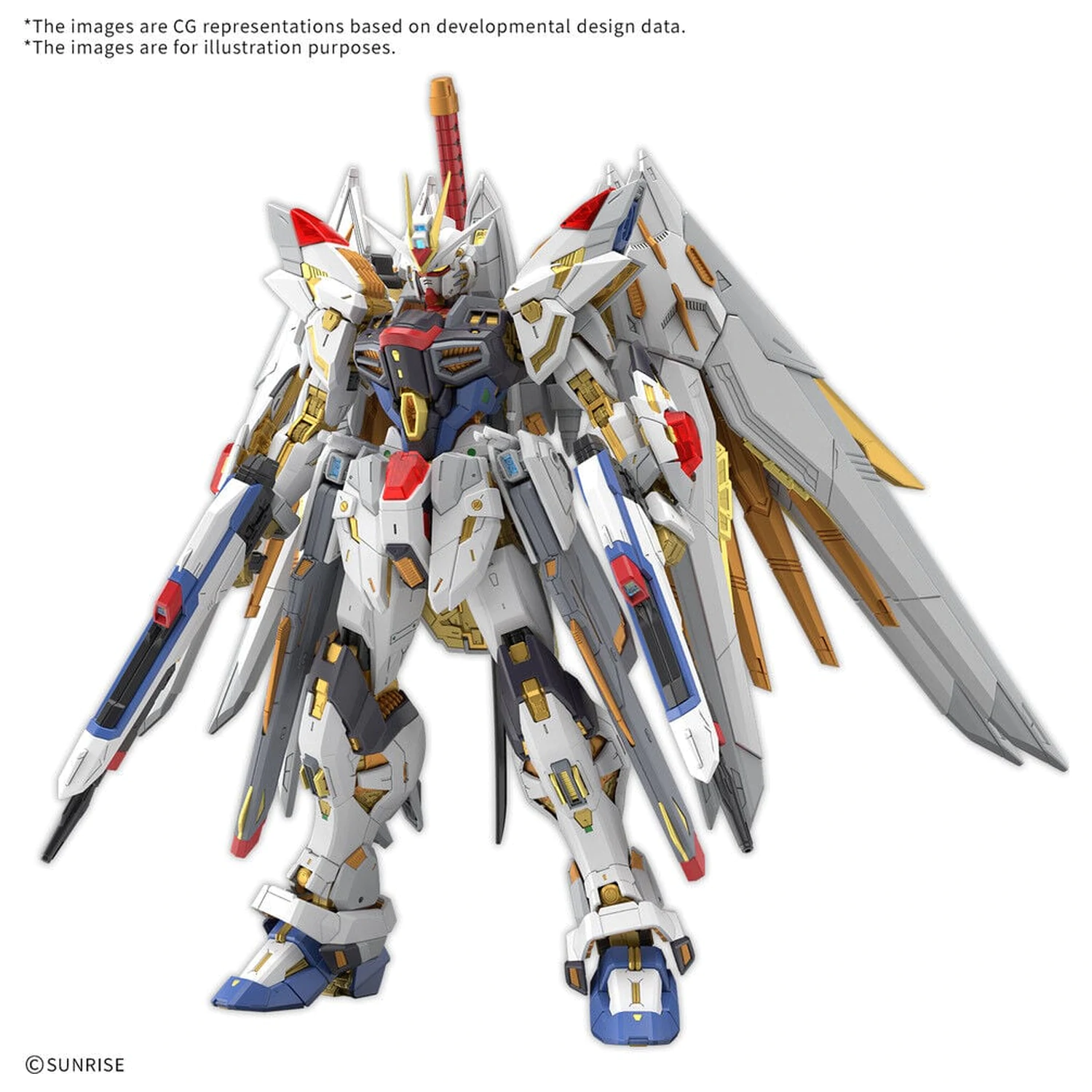 MGEX 1/100 Mighty Strike Freedom Gundam Mobile Suit Gundam SEED Freedom Master Grade Extreme Kit model poza produsului