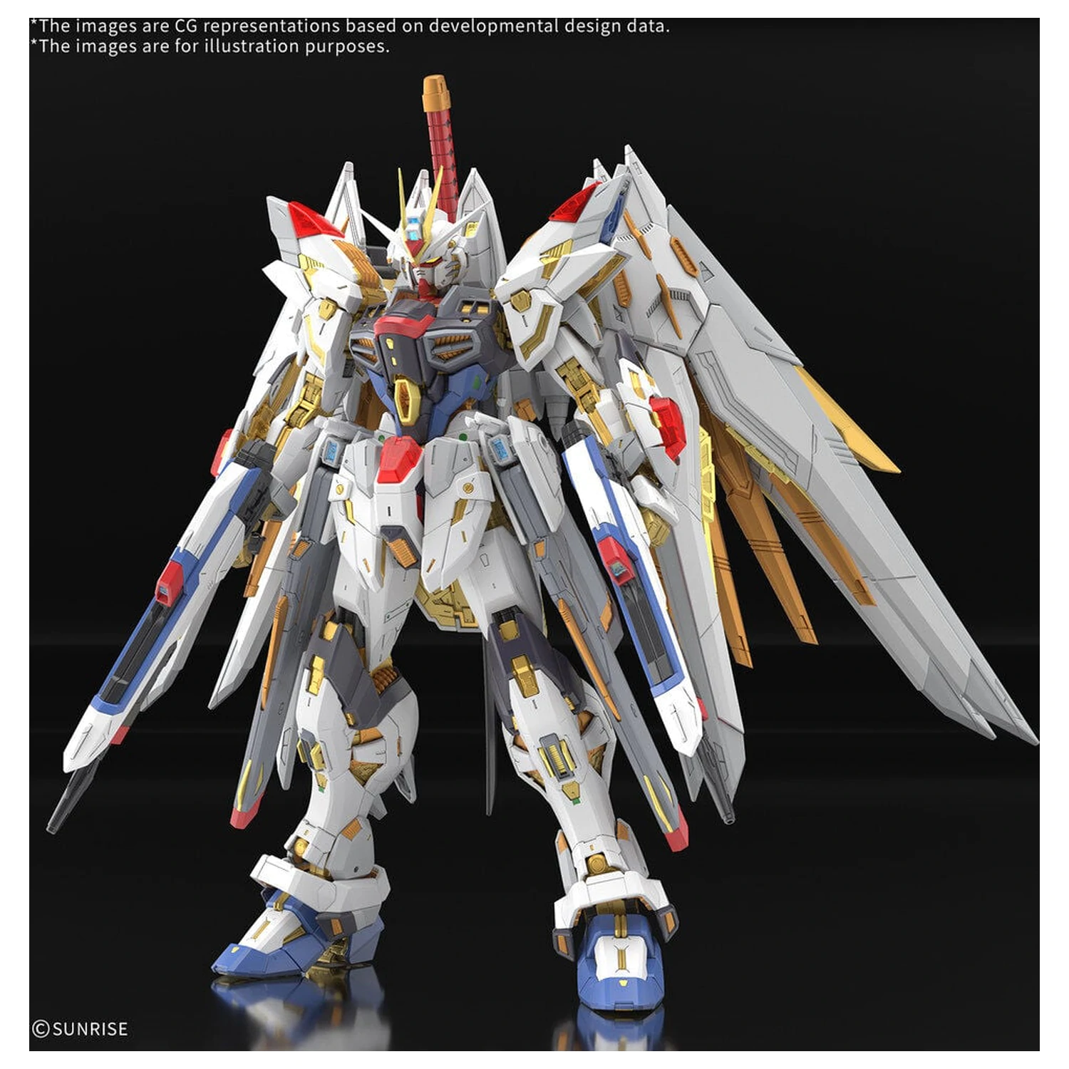 MGEX 1/100 Mighty Strike Freedom Gundam Mobile Suit Gundam SEED Freedom Master Grade Extreme Kit model poza produsului