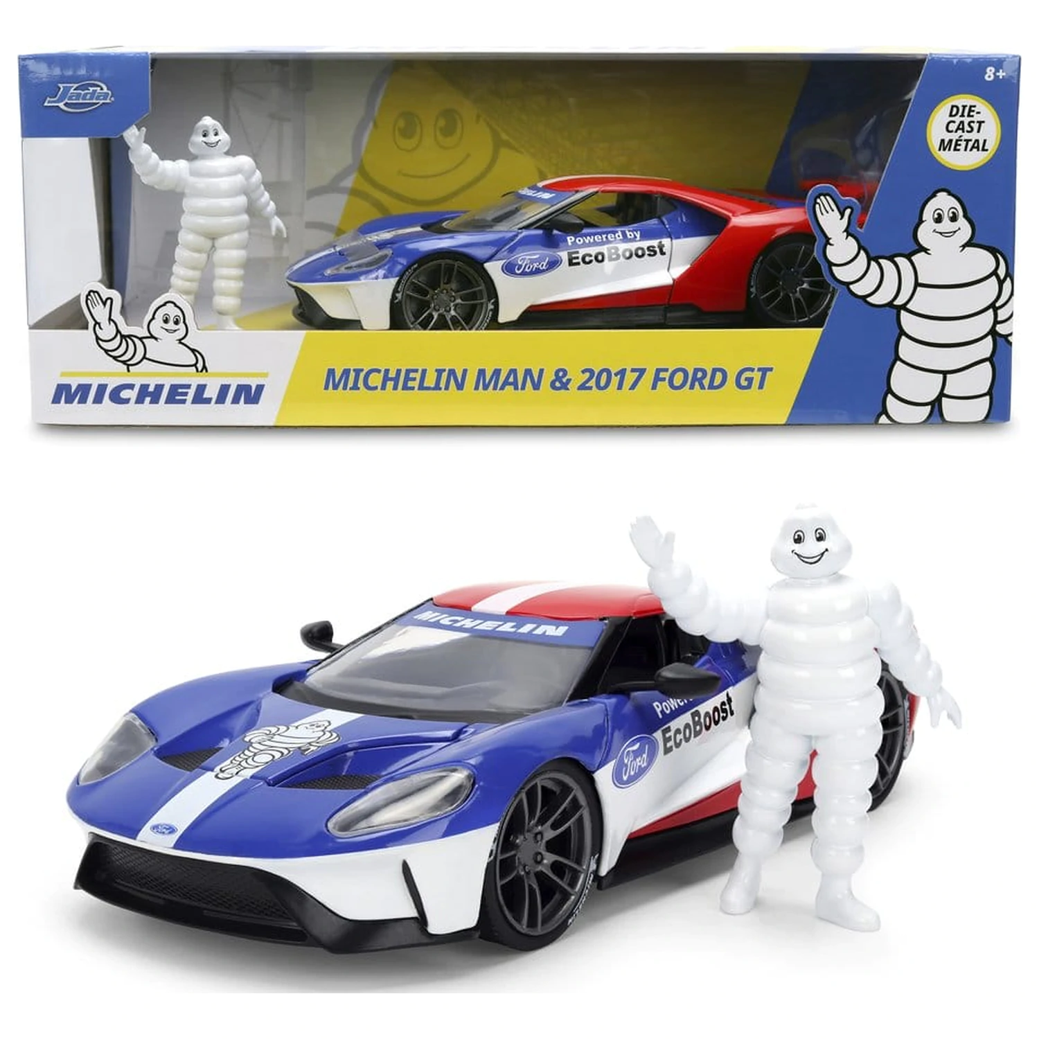 Michelin Man Diecast Model 1/24 2017 Ford GT poza produsului