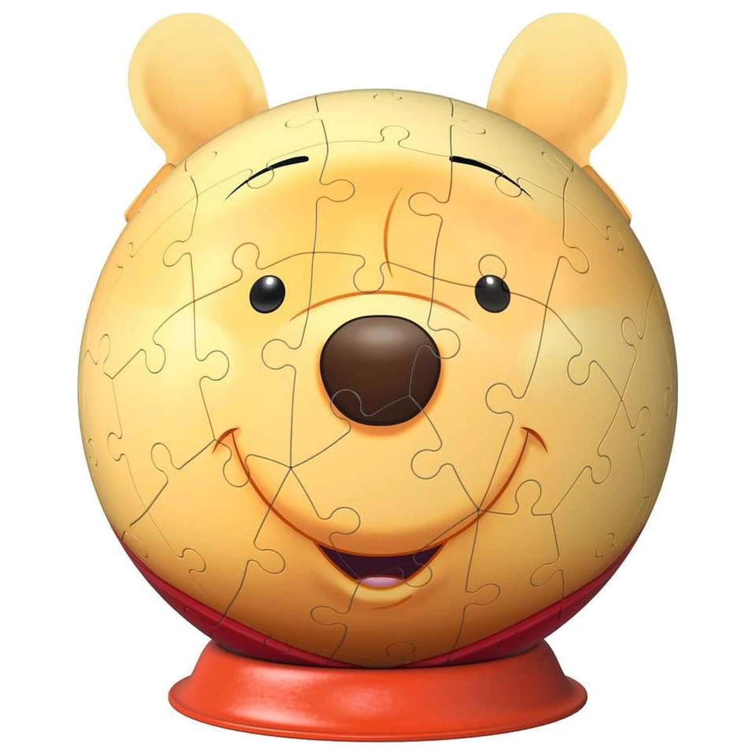 Winnie the Pooh 3D Jigsaw Puzzle Ball with Ears (77 piese) poza produsului
