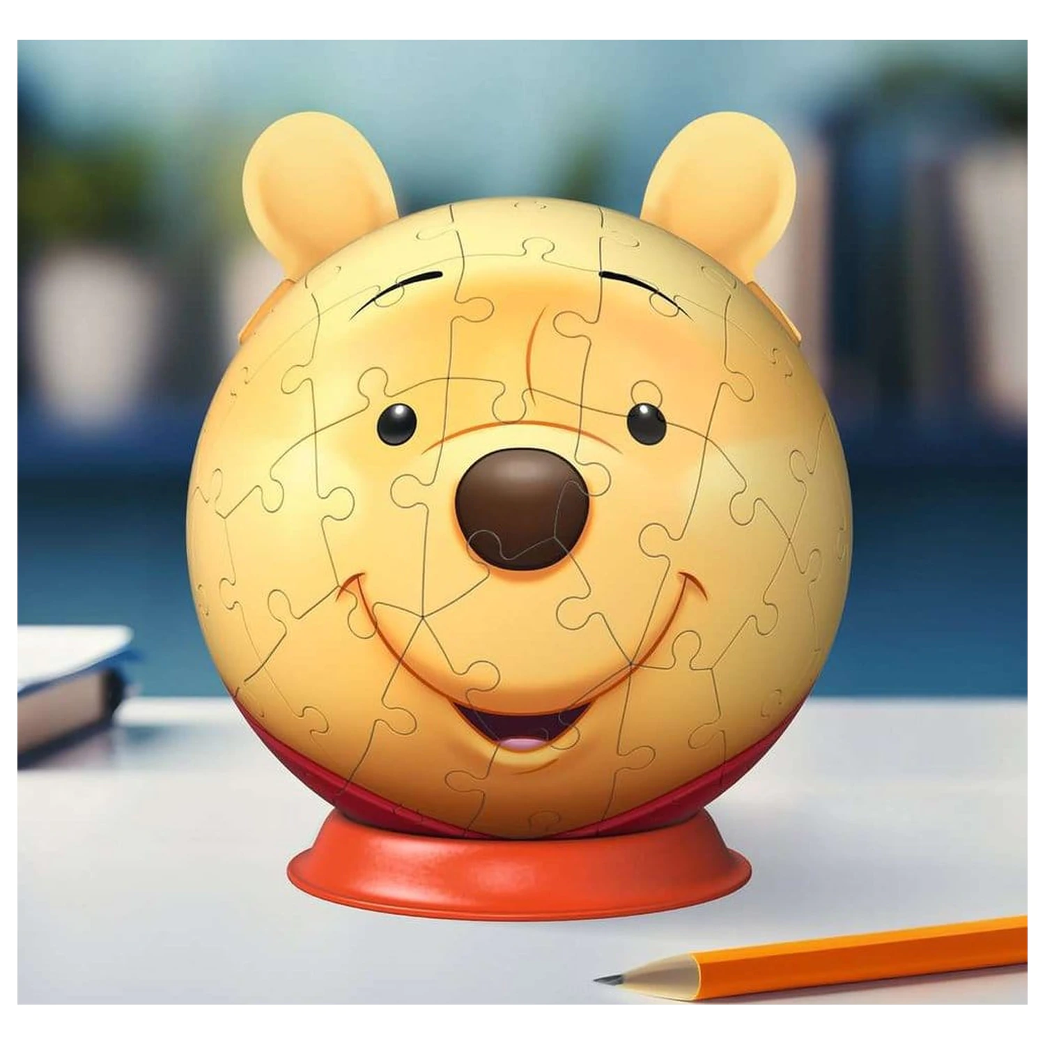 Winnie the Pooh 3D Jigsaw Puzzle Ball with Ears (77 piese) poza produsului