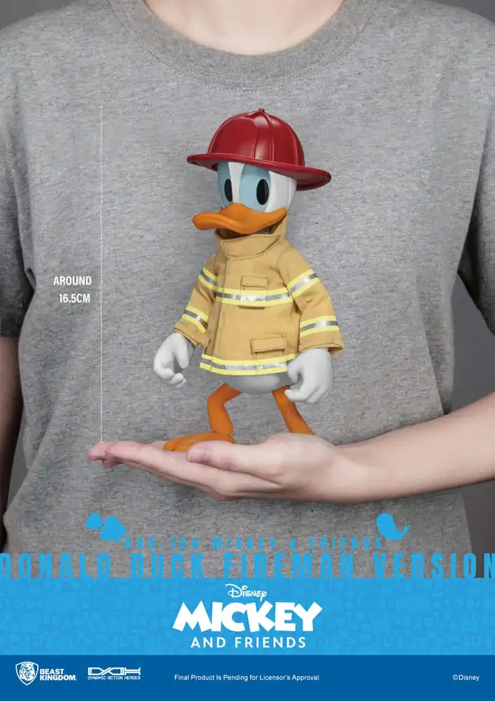 Mickey & Friends Dynamic 8ction Heroes Figurina de acțiune 1/9 Donald Duck Fireman Ver. 24 cm poza produsului