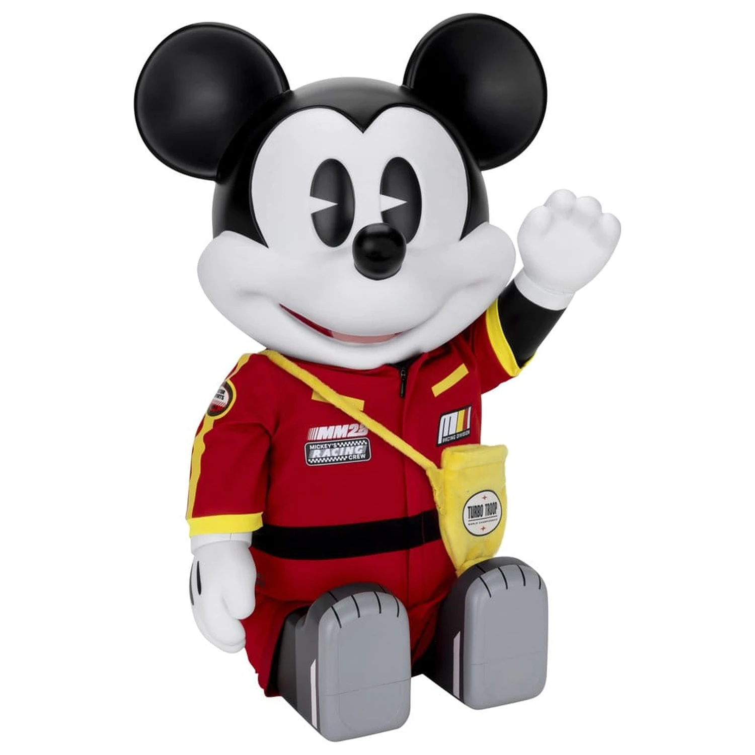 Mickey and Friends Vinyl Bank SYAKING-BANG!! Funcțional Figurină Mașină de curse Micky 48 cm poza produsului