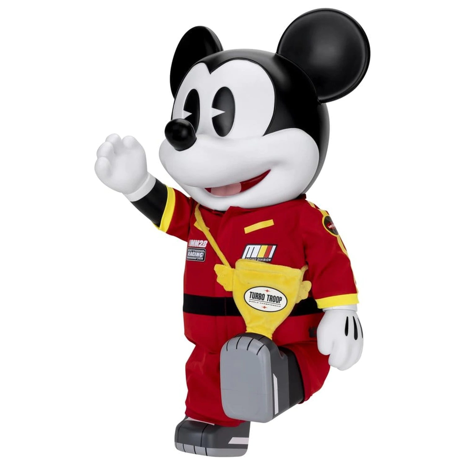 Mickey and Friends Vinyl Bank SYAKING-BANG!! Funcțional Figurină Mașină de curse Micky 48 cm poza produsului