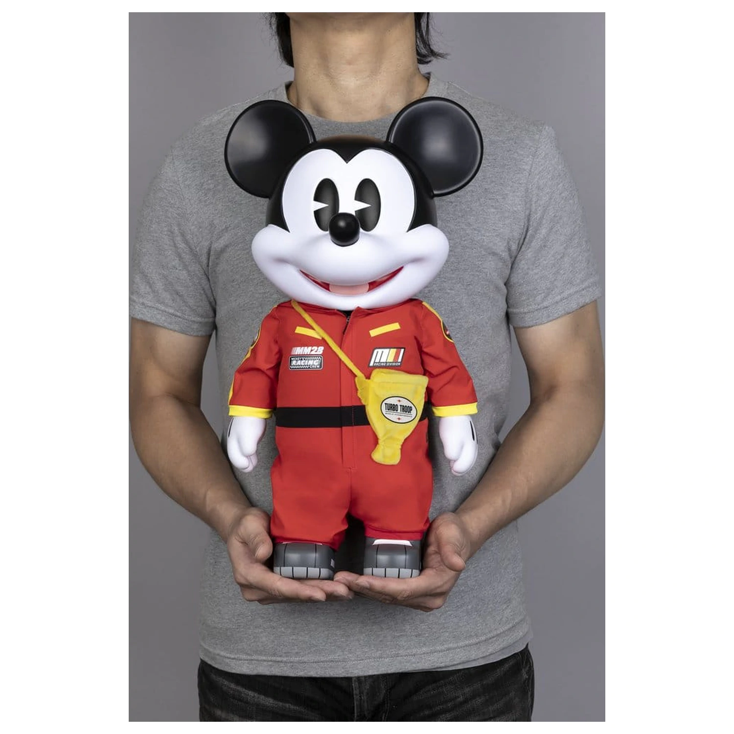 Mickey and Friends Vinyl Bank SYAKING-BANG!! Funcțional Figurină Mașină de curse Micky 48 cm poza produsului