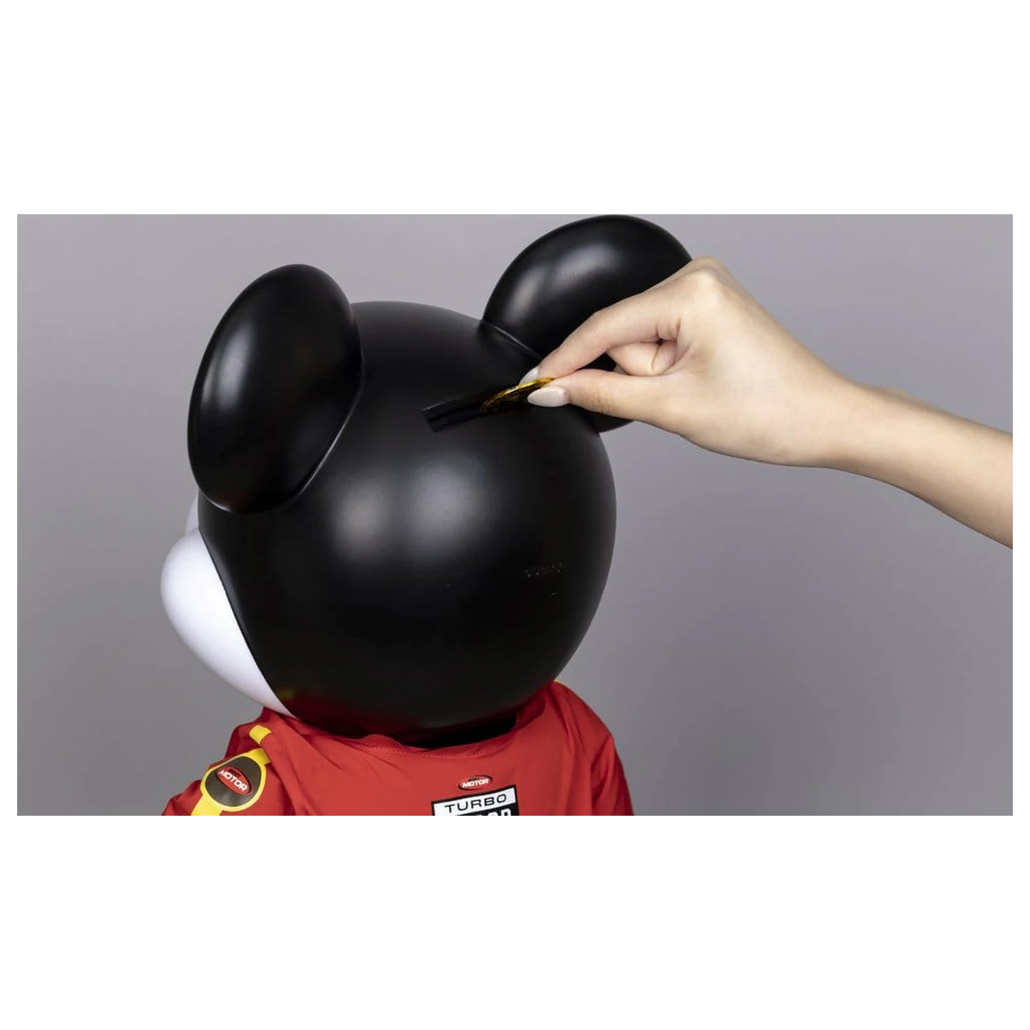 Mickey and Friends Vinyl Bank SYAKING-BANG!! Funcțional Figurină Mașină de curse Micky 48 cm poza produsului