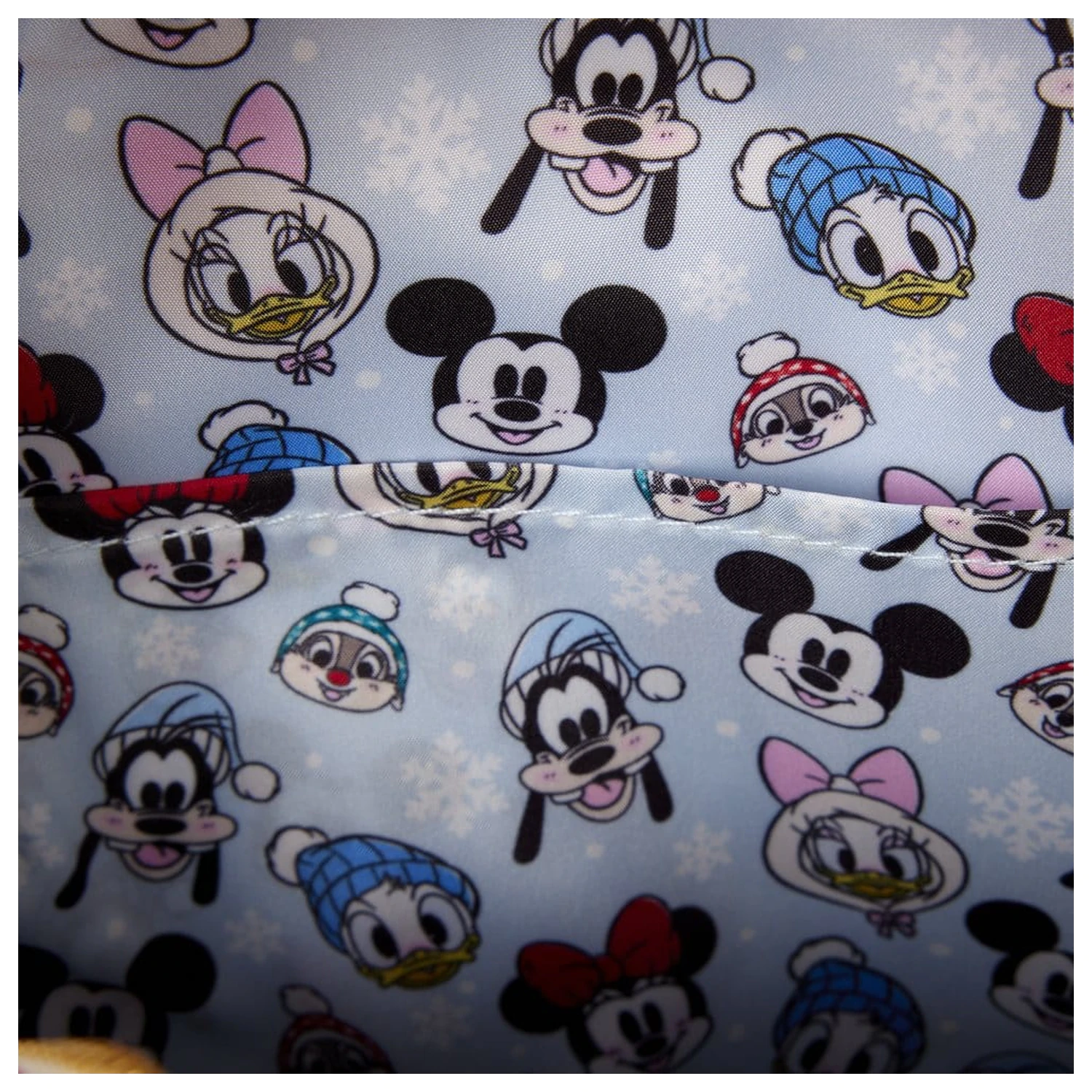 Rucsac mini Mickey & Friends by Loungefly cu suport pentru bentita Ice Skating poza produsului