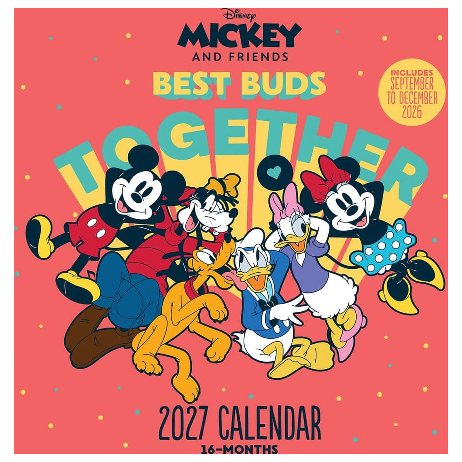 Mickey & Friends Calendar 2027 30 x 30 cm poza produsului