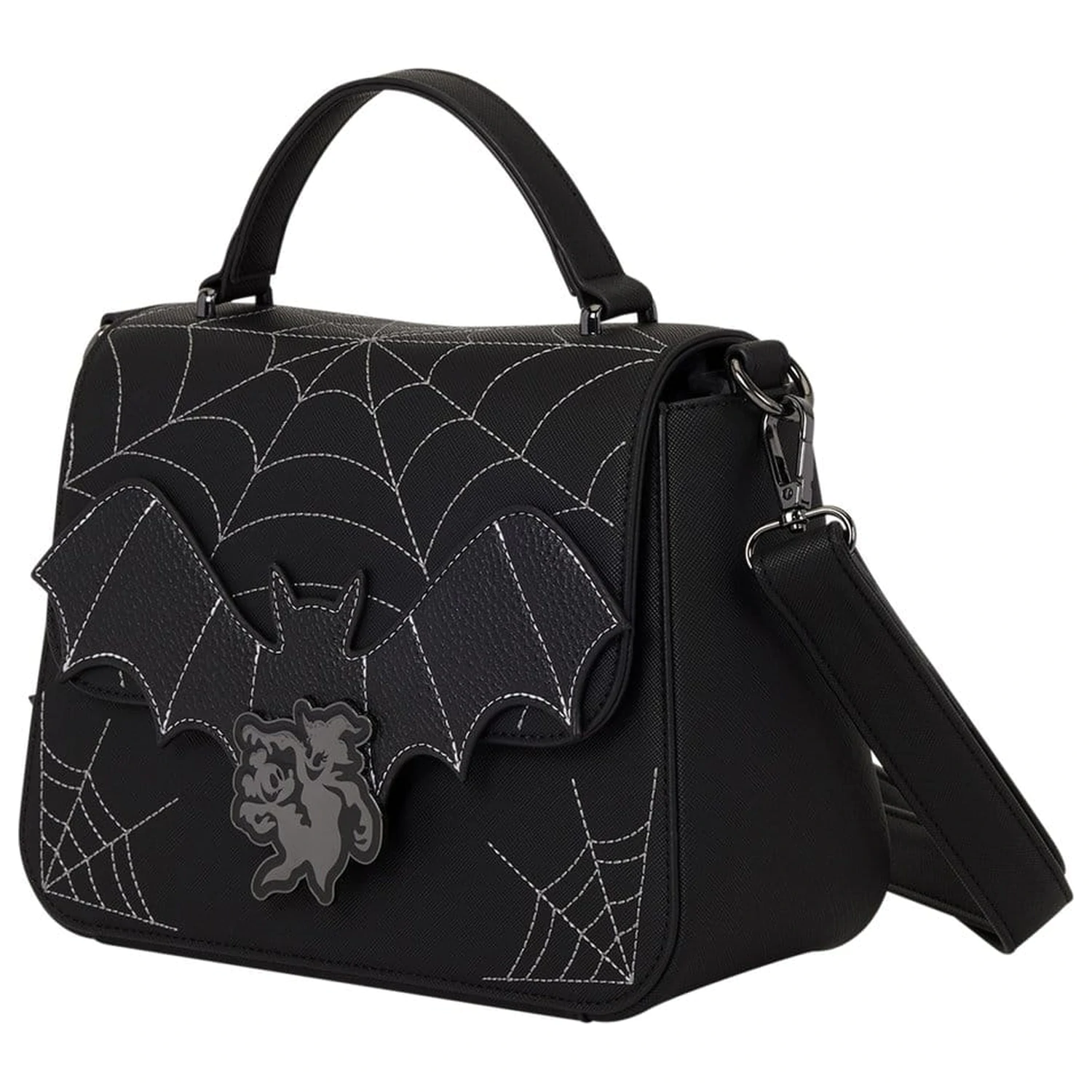 Mickey & Minnie by Loungefly Geantă crossbody Pânză de păianjen și lilieci poza produsului
