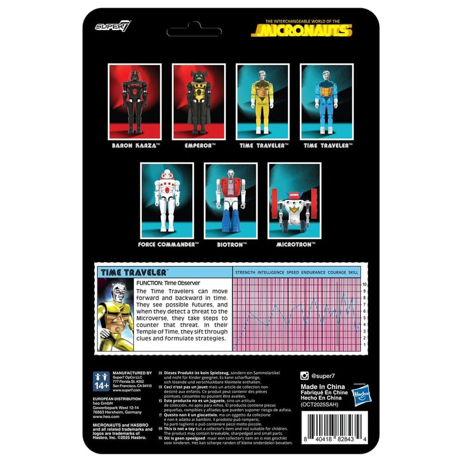 Micronauts ReAction+ Action Figure Wave 03 Time Traveler (Translucent Yellow) 10 cm     poza produsului