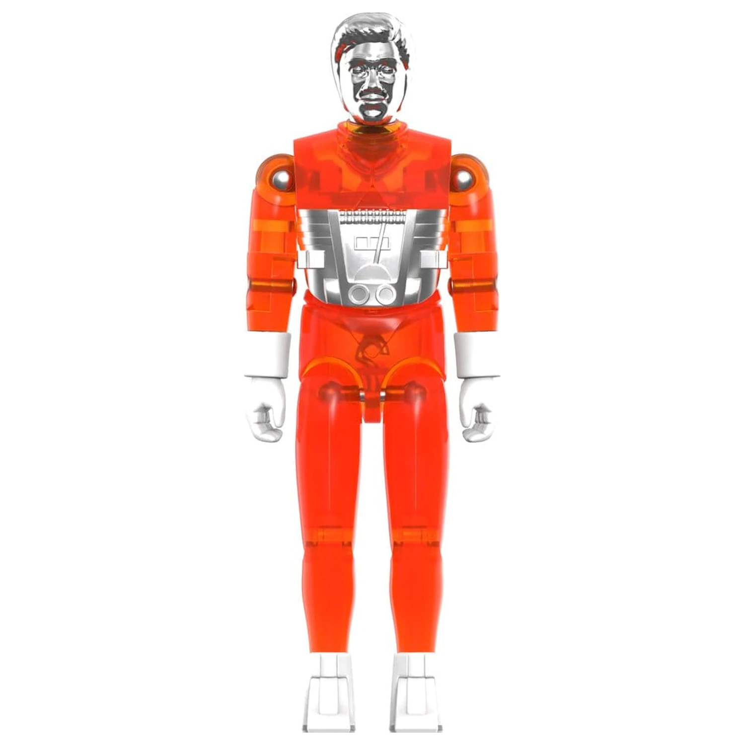 Micronauts ReAction+ Action Figure Wave 04 Time Traveler (portocaliu translucid) poza produsului