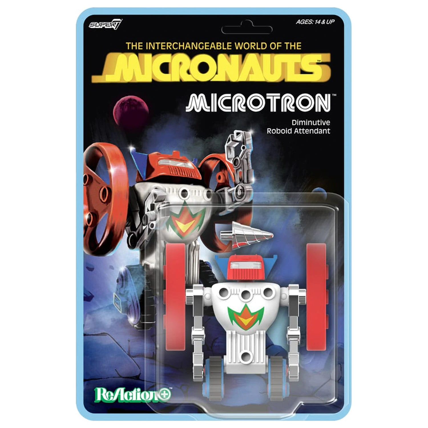 Micronauts ReAction+ Figura de actiune Microtron 9 cm poza produsului